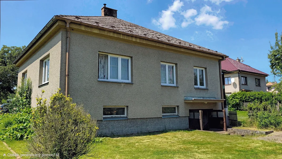 Prodej rodinného domu 106 m², pozemek 1103 m²